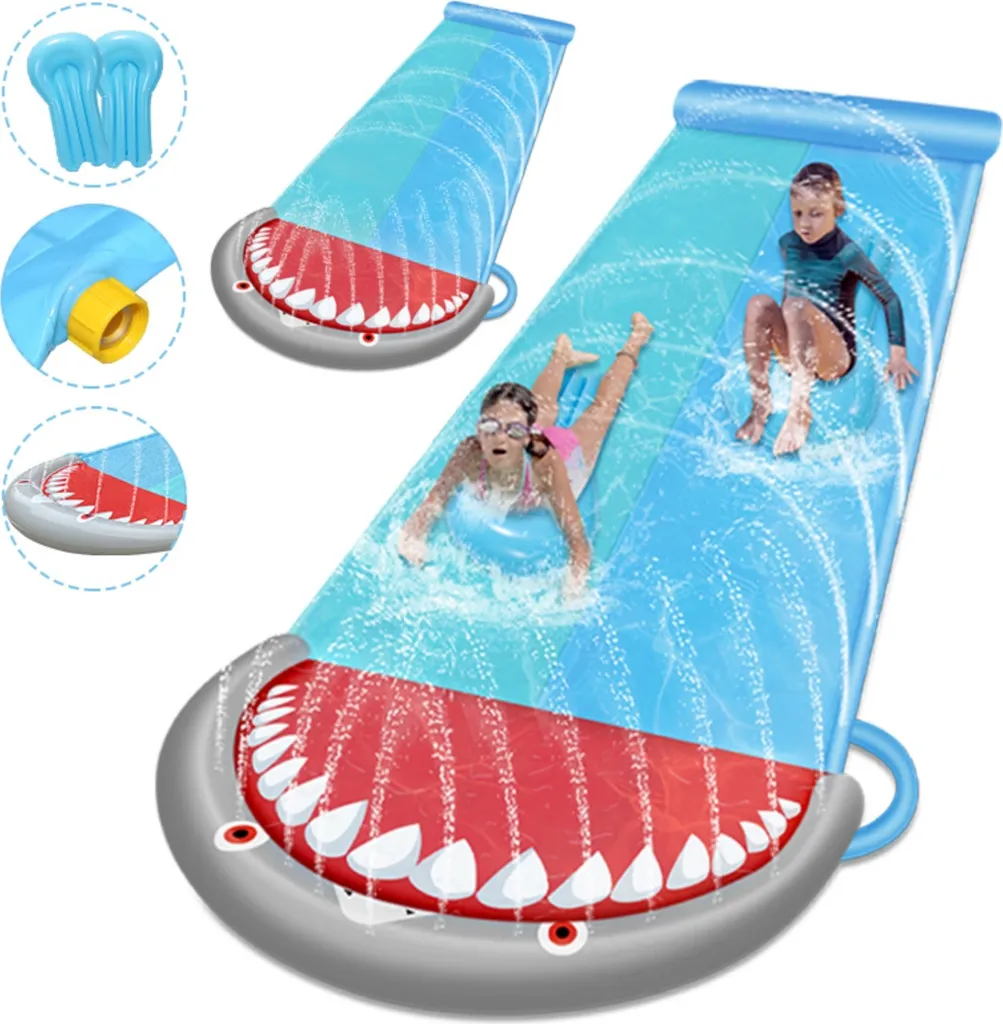 TolleTour Scivolo Acqua Bambini 550x145cm | Gioco Estivo da Prato