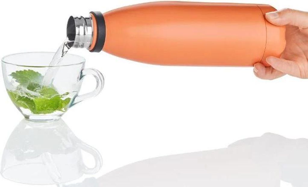 Isolierflasche aus Edelstahl, mit Schlaufe, 500 ml Produktbild 