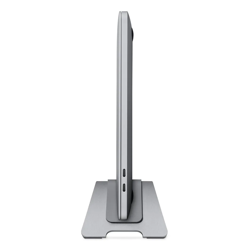 Support Vertical MacBook en Aluminium - Dock Station Twelve South Gris - 11