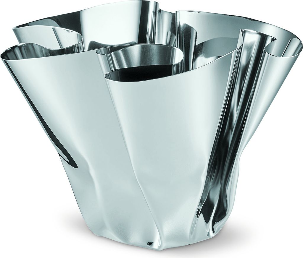 Philippi Margeaux Vase Edelstahlvase von Hand gefaltet  Produktbild 1