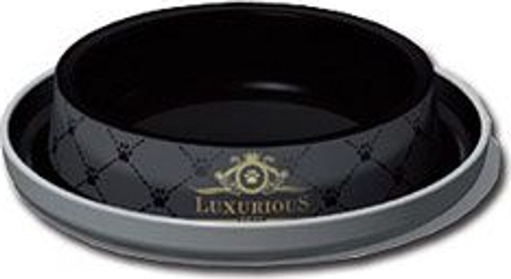 Ciotola in plastica LUXURIOUS gatto nero 210ml Immagine del prodotto 