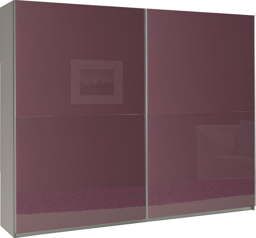 Moderner Schiebeschrank, Kleiderschrank mit origineller Front, Kleiderschrank mit Schiebetüren, Kleiderschrank mit Einlegeböden, hoher Komfort, K...
