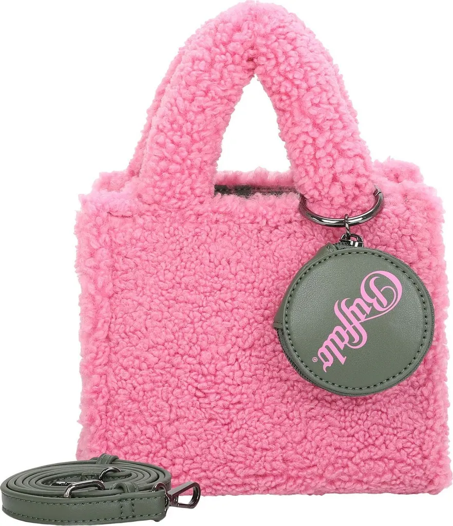 Sac Rose Fur Boxy02 BUFFALO en Fourrure Douce - Sacoche Mode Bandoulière