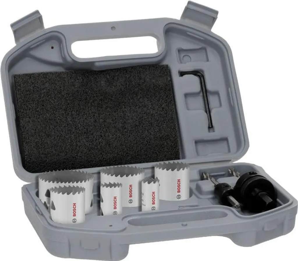Bosch Multi Material Jeu de 6 Scies Cloches Filetées 20 à 64 mm