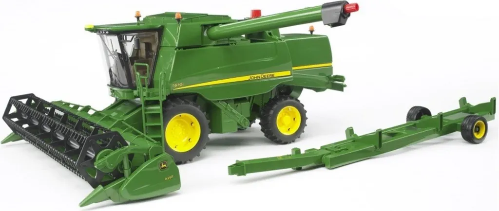 Bruder 02132 Moissonneuse-batteuse John Deere T670i avec grains - 10