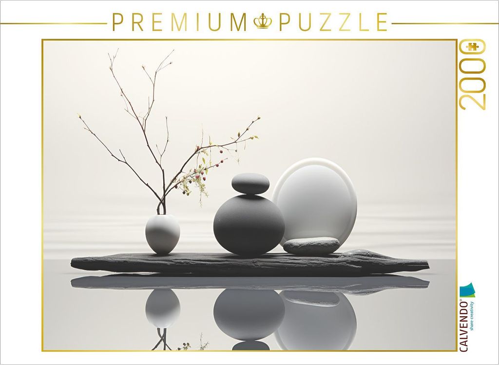 CALVENDO Puzzle Erholung - Zen | 2000 Teile Lege-Größe 90x67cm Foto-Puzzle für glückliche Stunden