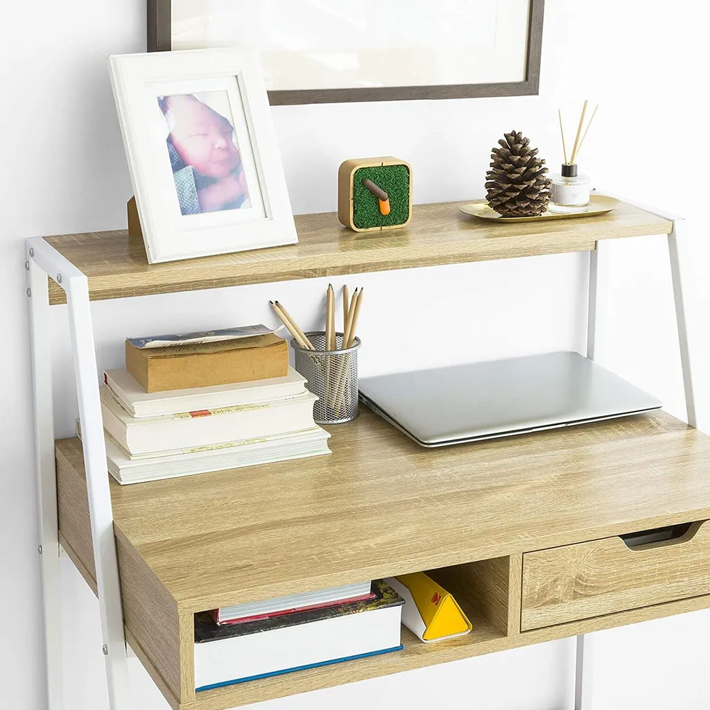 Bureau d'ordinateur moderne avec rangement | Rootz Home Office