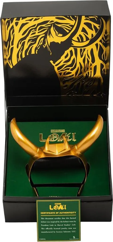 Couronne de Loki Marvel Dorée - Accessoire de Déguisement Taille Unique