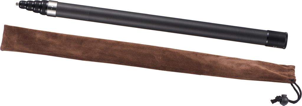 Teleskop-Selfie-Stick aus Carbon – 45,5–300 cm, 1/4" Schraube, kompatibel mit Insta360 X2/X3