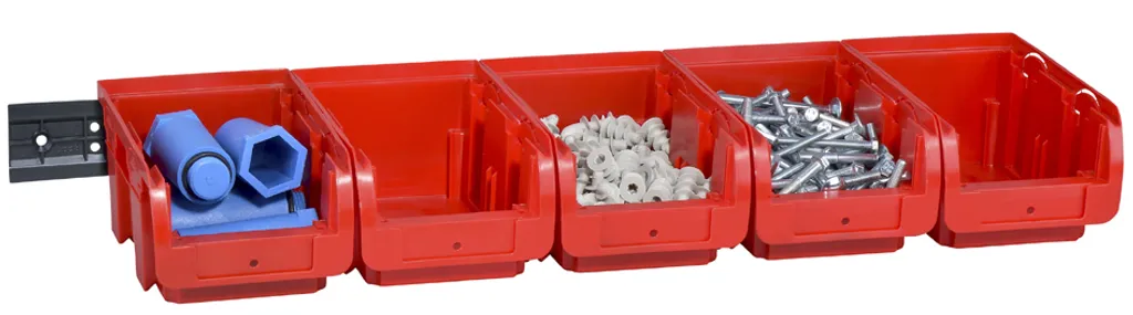 Allit 457046 Kit Bac à Bec ProfiPlus 2/6 Rouge - Rangement Modulable - 2