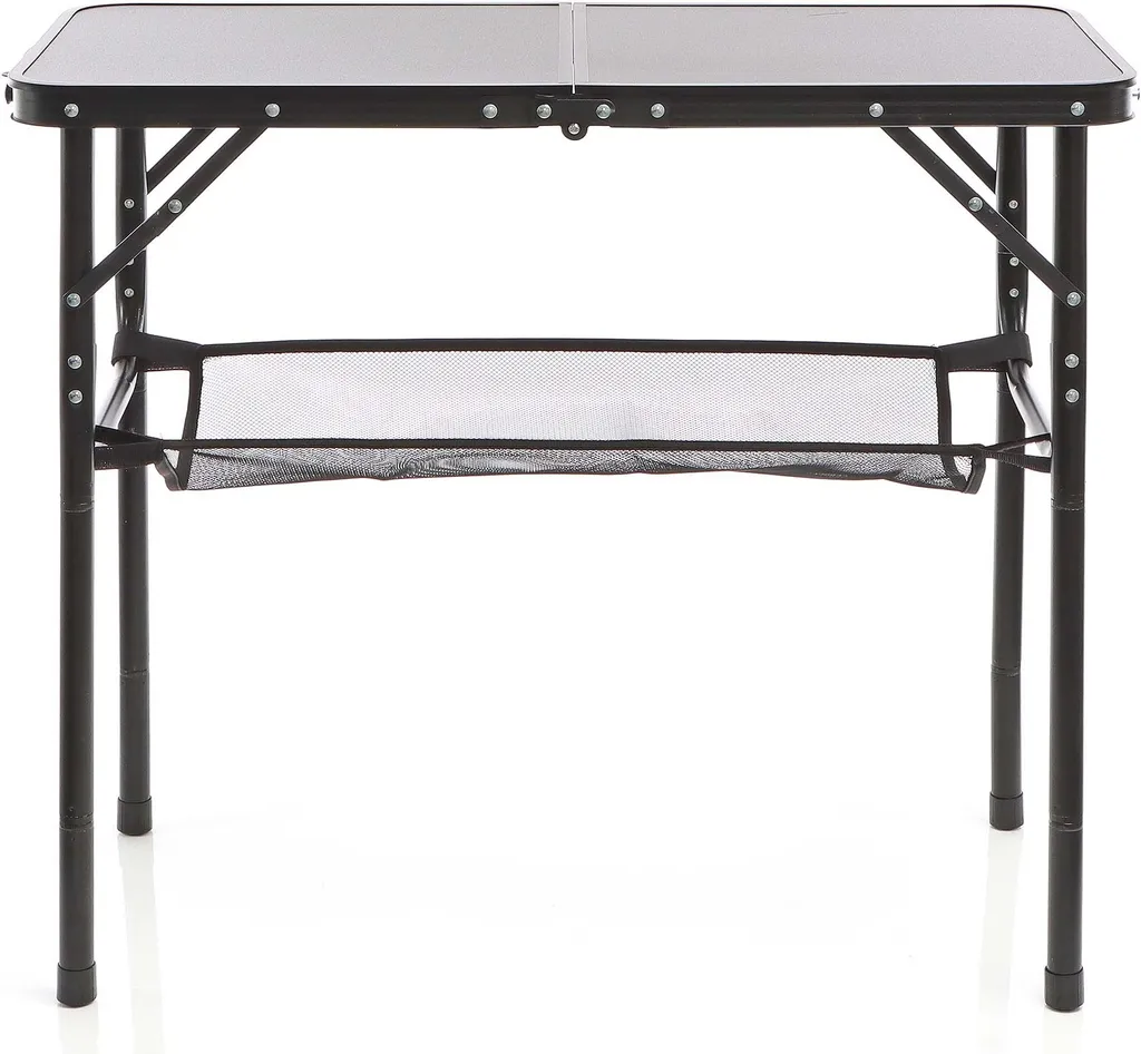Table de camping stable réglable en hauteur pour sol irrégulier 80cm