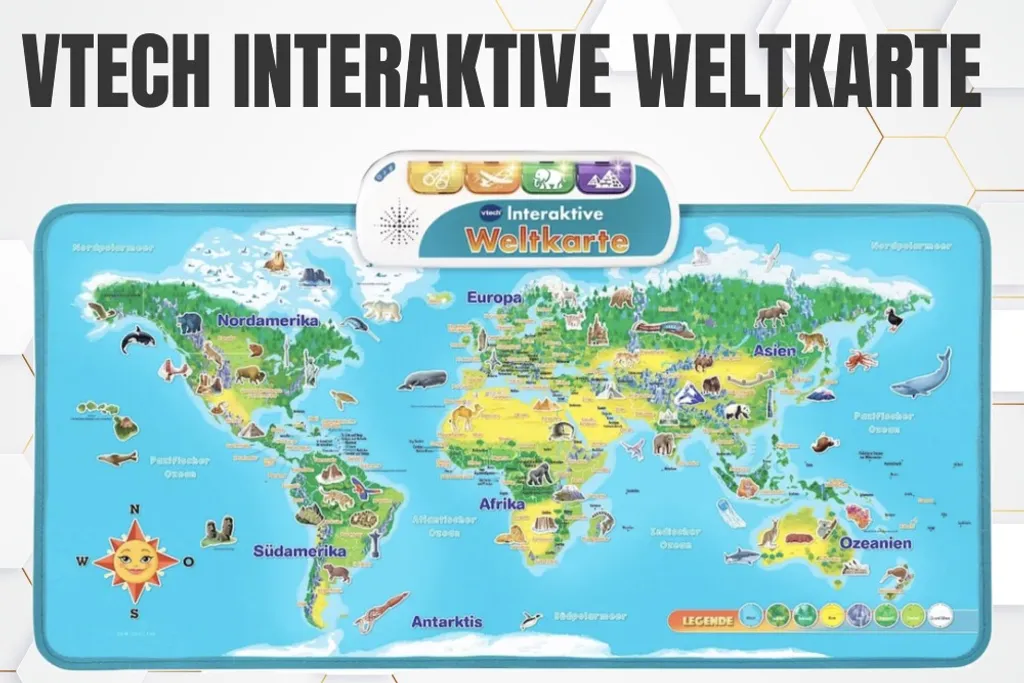 Apprendre la géographie en s'amusant avec Carte du monde Vtech Go