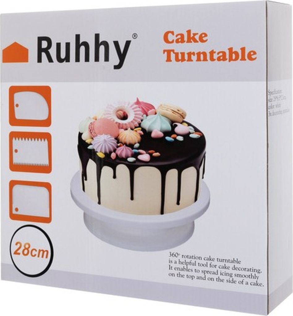 Ruhhy Piatto rotante per torte Set di decorazioni per torte Immagine del prodotto 