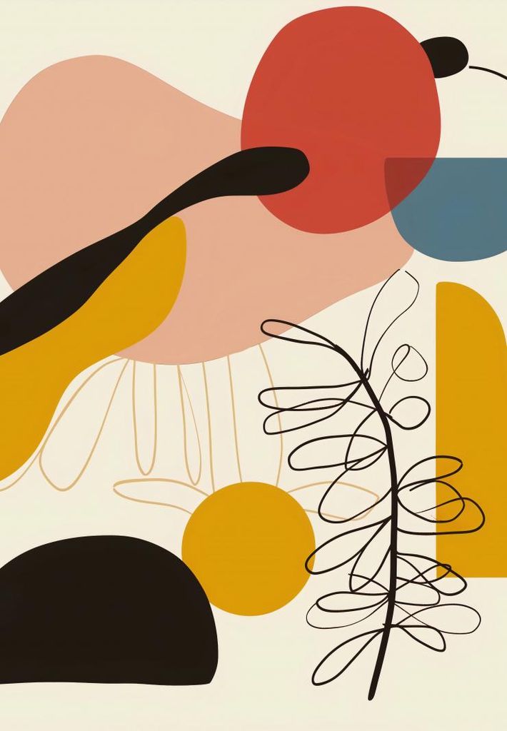 Plakat 68x98cm Farbenrhapsodie