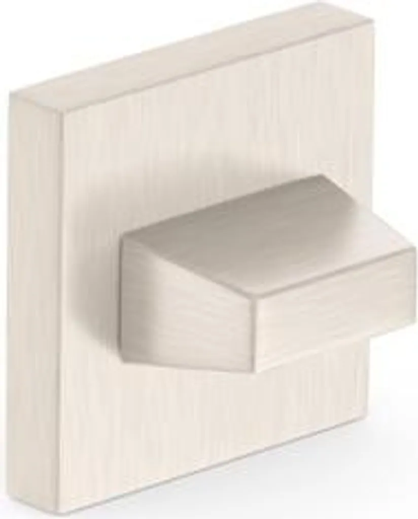 Bouton WC Double Poussoir Nickel - Finition Anti-Traces et Durable