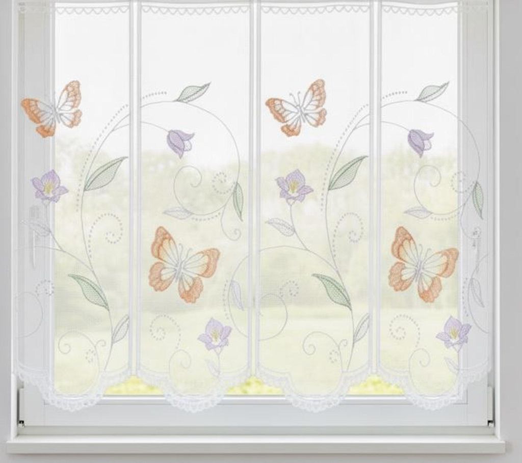 Lamellen-Panneau „Schmetterlinge" Größe (HxB): 60x120cm Farbe: Bunt