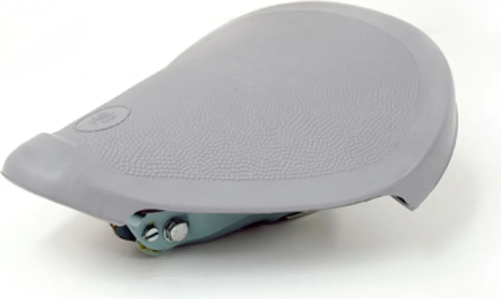 Selle grise confortable pour Puch MS50 MV50 en simili cuir résistant