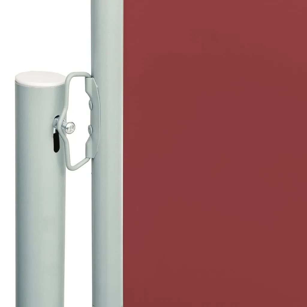 Paravent rétractable Rouge 180x600 - Stop vent et vis-à-vis