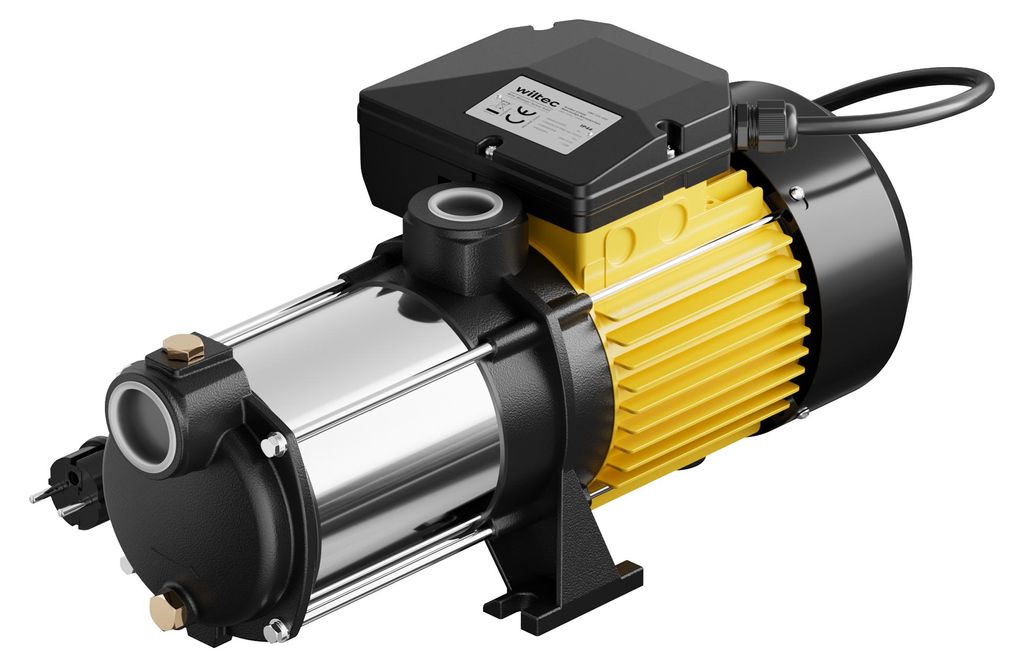 XPOtool Mehrstufige Kreiselpumpe 10200l/h 1650W Förderhöhe Produktbild 