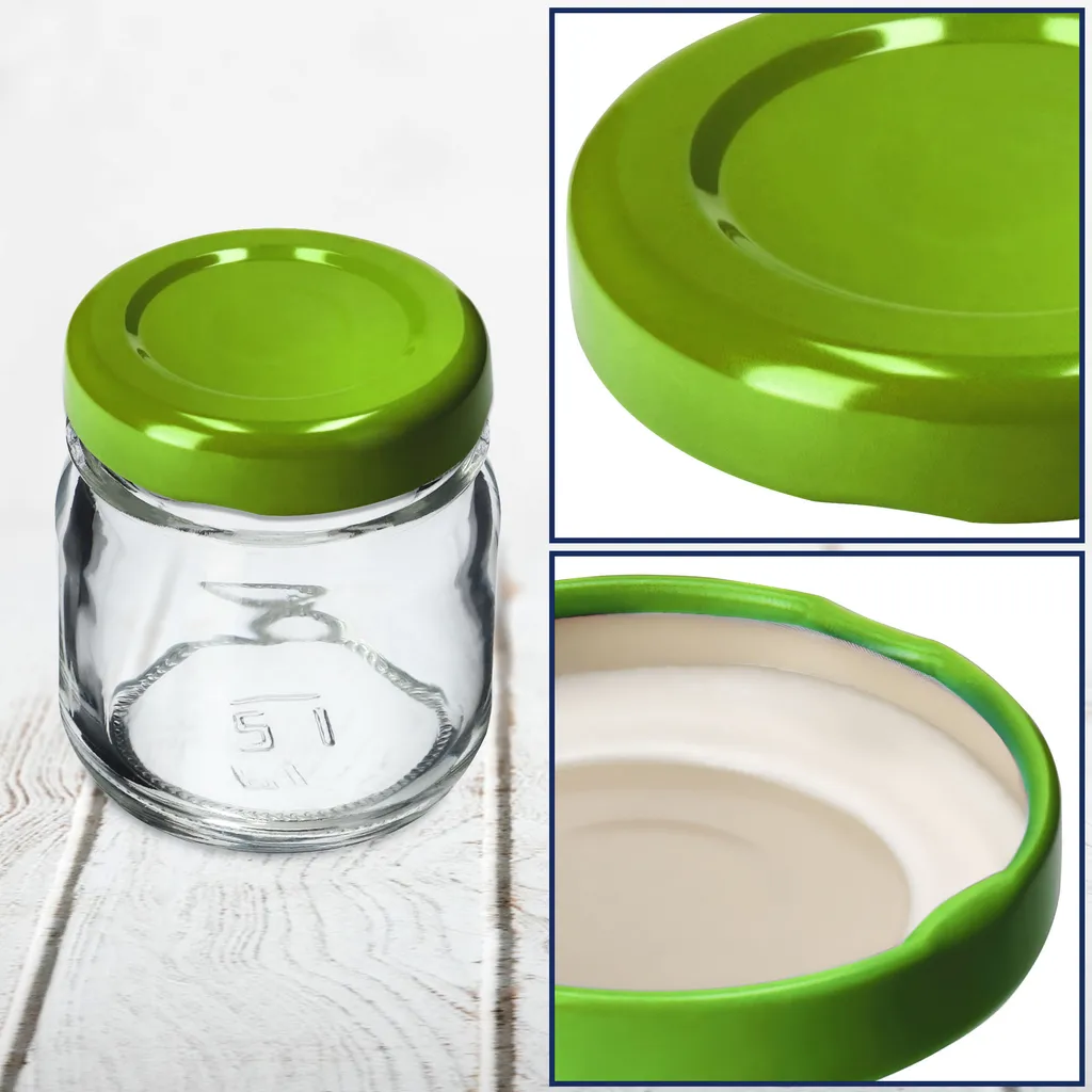 KADAX Falla 100 Tappi Metallo 43mm Verde | Chiusura Twist-Off Sicura - 2