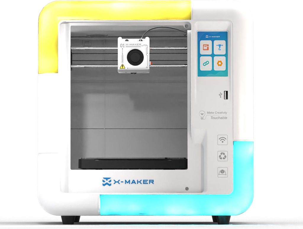 X-Maker 3D-Drucker fuer Kinder und Anfaenger: X-Fun Creation Kit, nivellierungsfreies Druckbett, WLAN-Druck, geraeuschloser Betrieb, hochpraezise B...