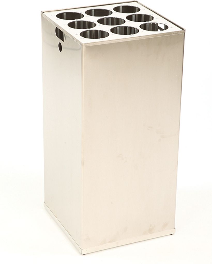 Inneneinsatz und Bechersammler für Carro 110 Liter. Aluminium