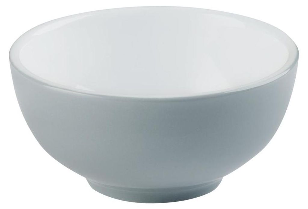 APS 16023 Schale SNUG - Porzellan, Ø 12 cm, 250ml, blau, stapelbar, spülmaschinengeeignet, 6 Stück