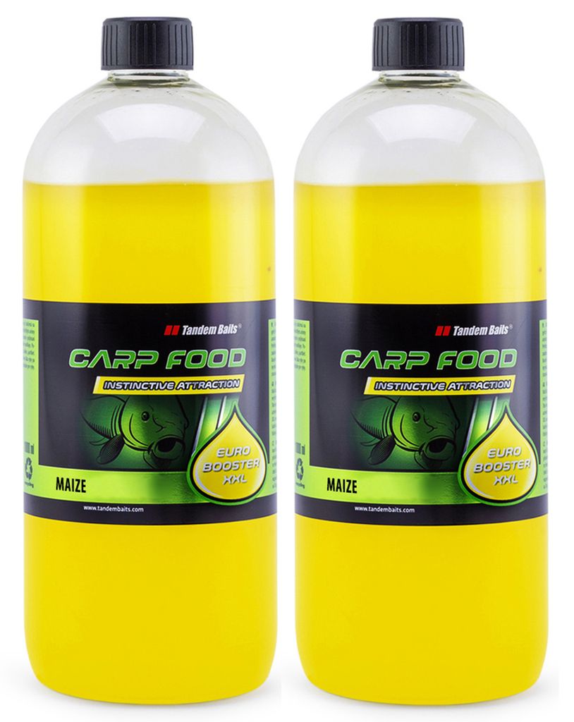 Tandem Baits 2-er Set Euro Booster XXL für Karpfen-Boilies Mais, Karpfen Angeln ohne Mühe, Köder zum Große-Fische-Angeln, Karpfenzubehör für ...