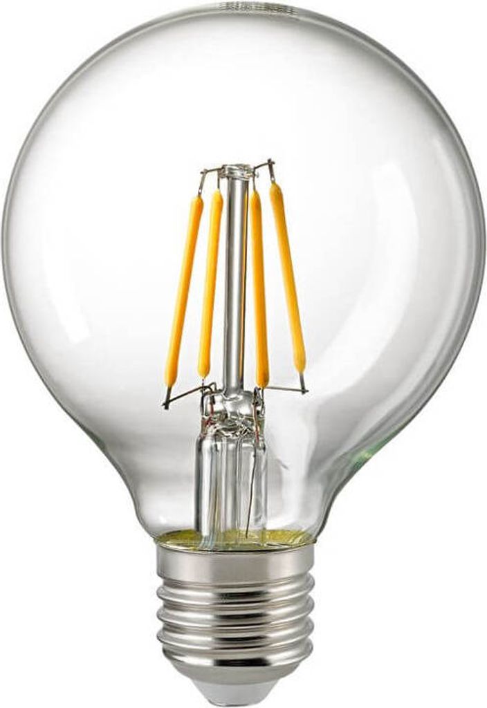 SIGOR 7W Globe Filament 80mm klar E27 806lm 2700K dimmbar LED Lampe G80
