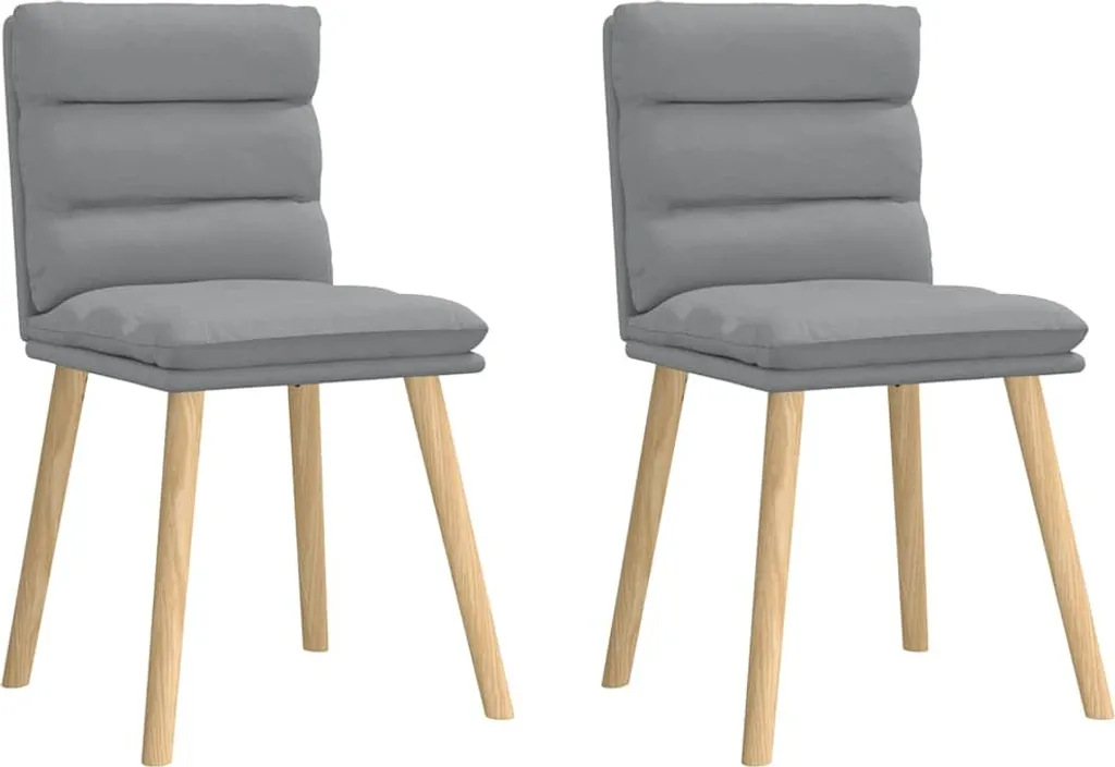 Eleganti Sedie da Pranzo 2 pz Grigio Chiaro Octo3473577 Living Room