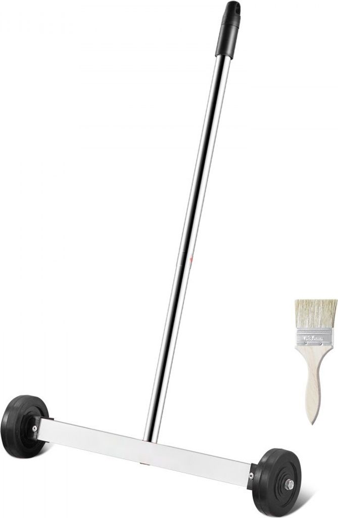 Teleskop-Magnetkehrmaschine - Teppichkehrmaschine 38 cm - Leichte 3,6 kg Magnetbesen - Effektive Reinigung für Teppiche und Böden