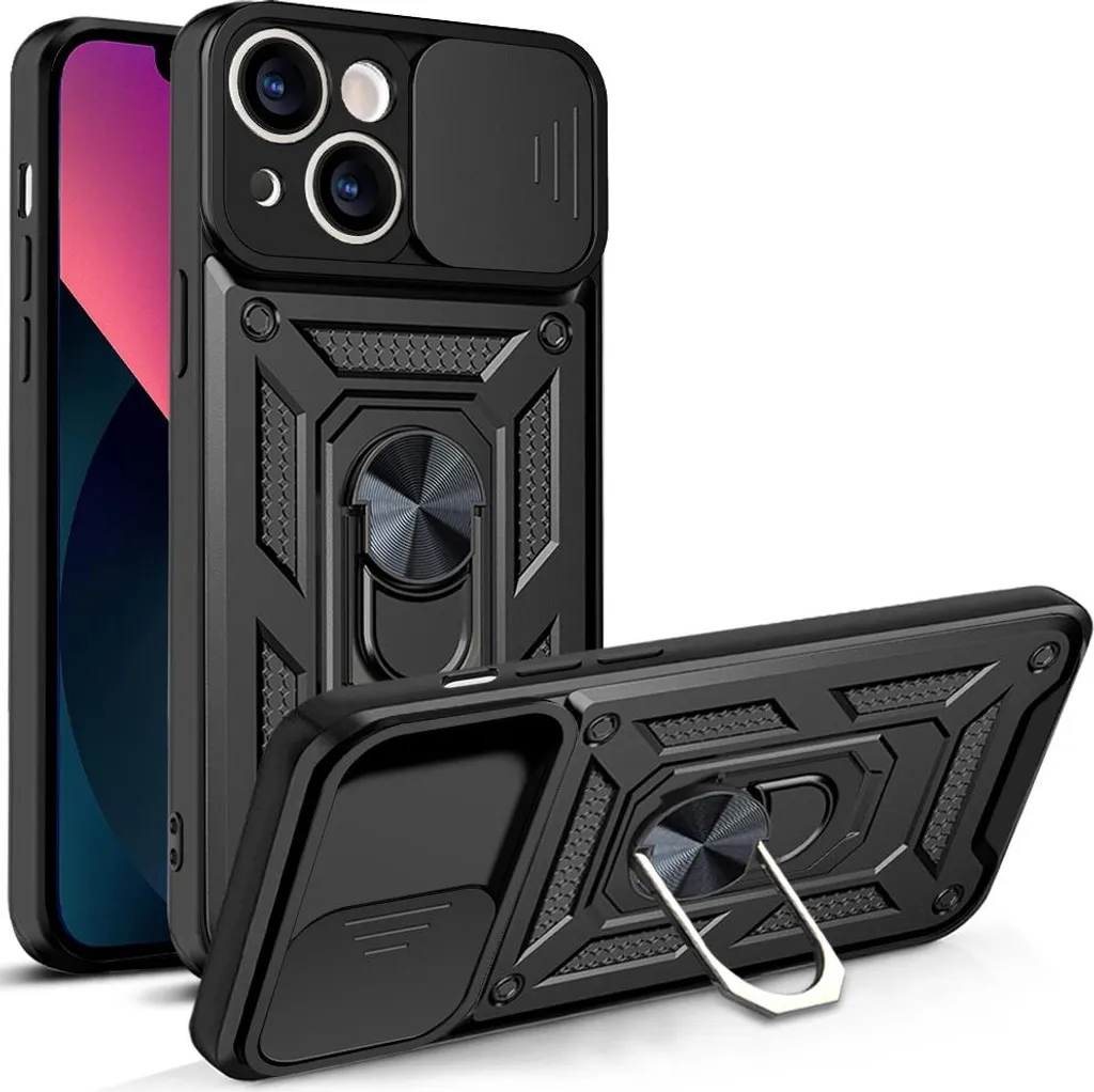 Nillkin CamShield Pro Cover iPhone 13 Nero - Custodia Protettiva Fotocamera