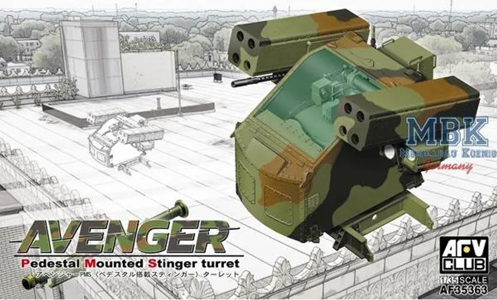 Réalisme Accru pour Diorama : Tourelle Stinger AFV35363 Haute Qualité