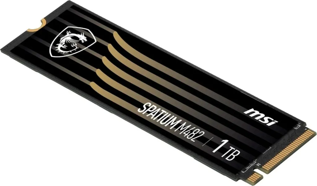 SSD Interne M.2 NVMe MSI Spatium M482 PCIe 4.0 S78-440L2D0 Haute Vitesse