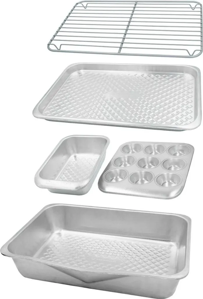 Set de cuisson empilable MasterClass en aluminium recyclé - 5 pièces