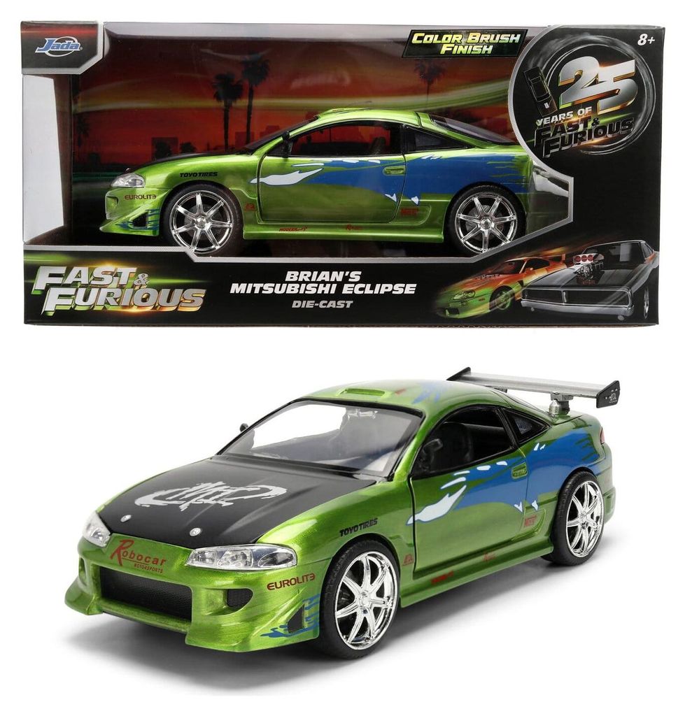 Jada Fast & Furious Jubileumeditie, Mitsubishi, schaal Productafbeelding 