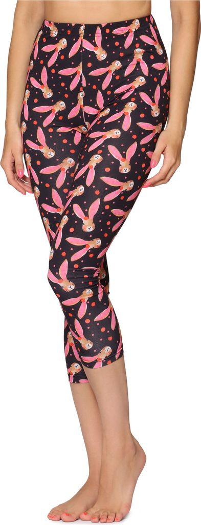 Merry Style Mädchen Jugend 3/4 Leggings MS10-409(Hasen,170)