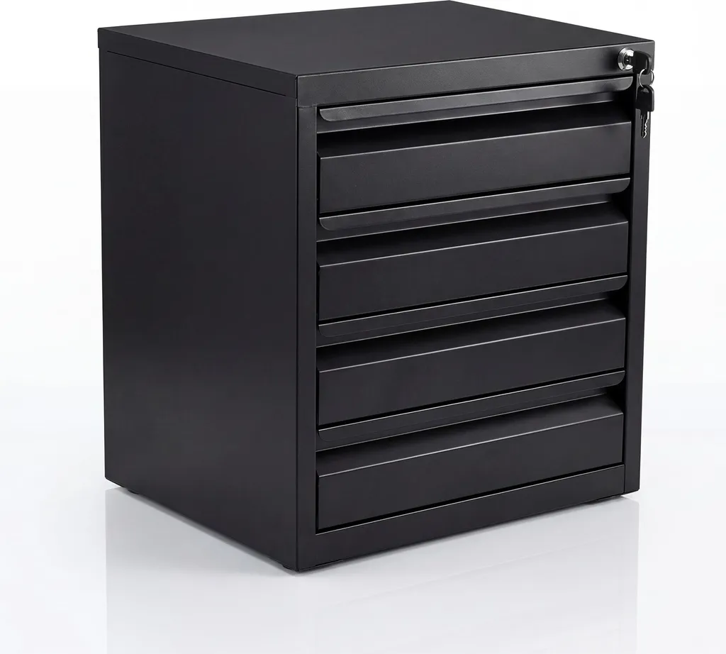 Jan Nowak Organizer 4 Cassetti Metallo 45x40x30 cm - Soluzione Ufficio