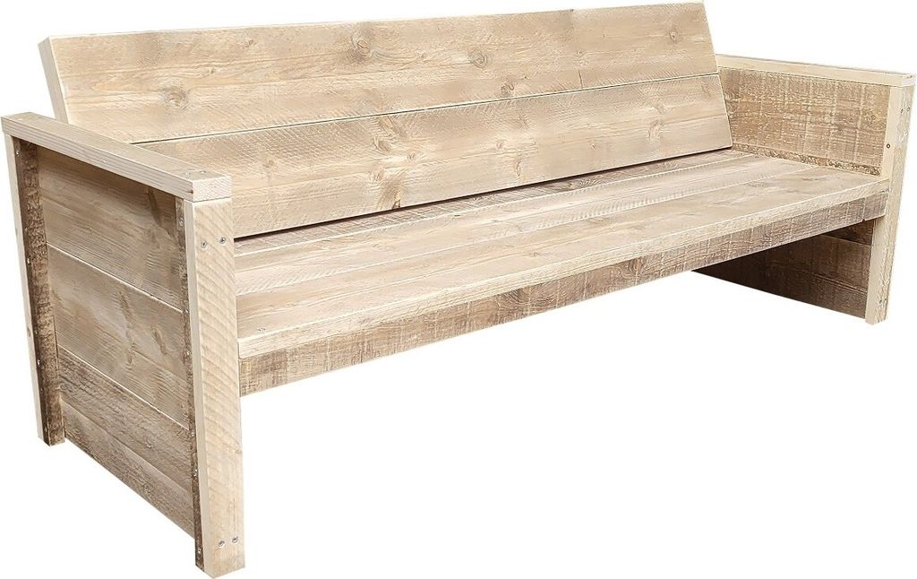 Wood4You Gartenbank Holz "Vlieland" - Wetterfest Massivholz Produktbild 3