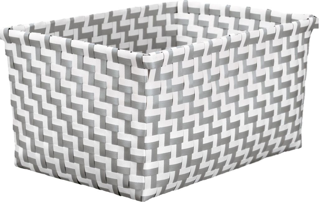 Kleine Wolke Aufbewahrungsbox DOUBLE BOX LBH 33x23x17 cm silber