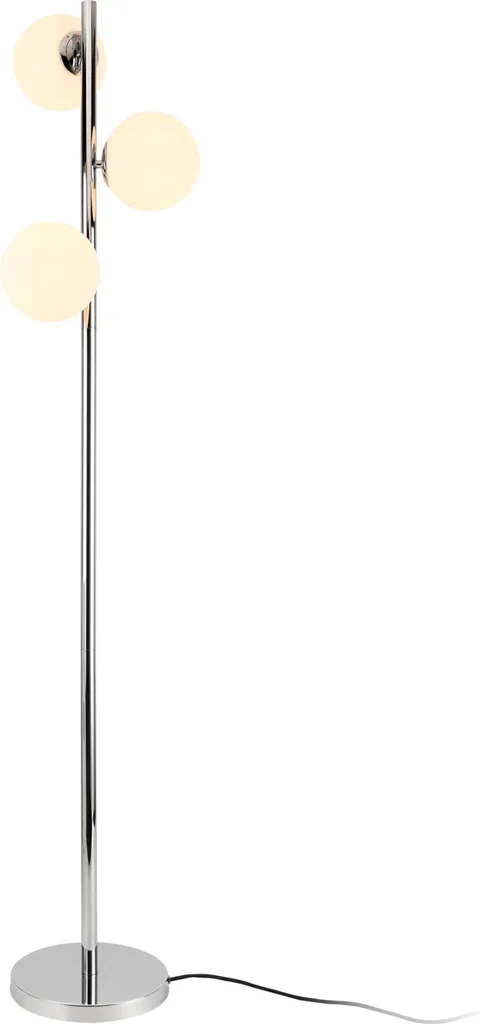 Lampe sur pied 3 flammes en métal 154 cm pour un éclairage d'ambiance