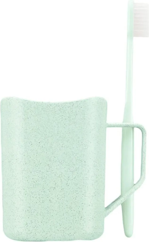 Tazza con portaspazzolino, verde