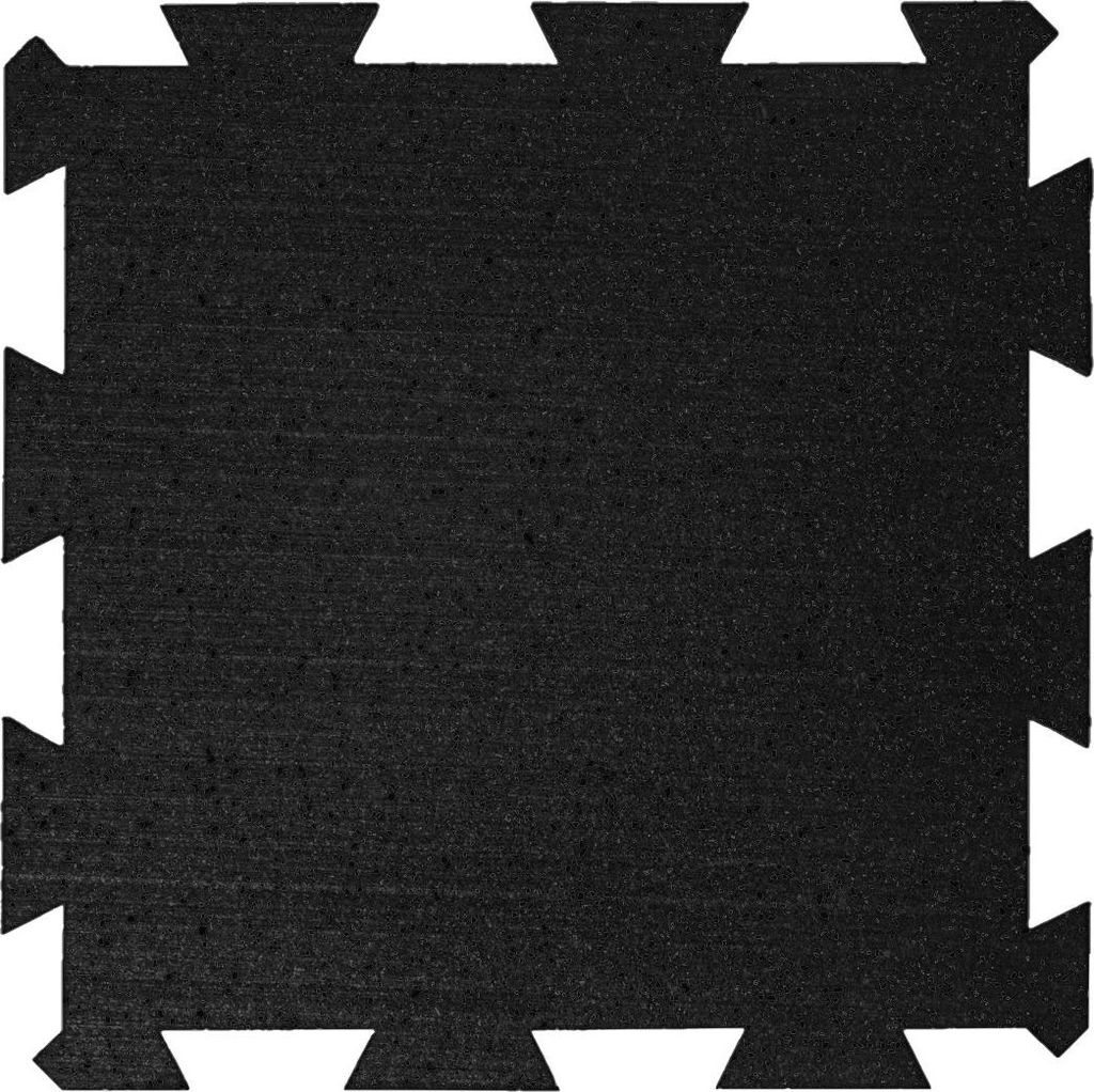 Mosolut Fitness Puzzle unsichtbar 50 x 50 cm, Schwarz 8 mm MSFT063
