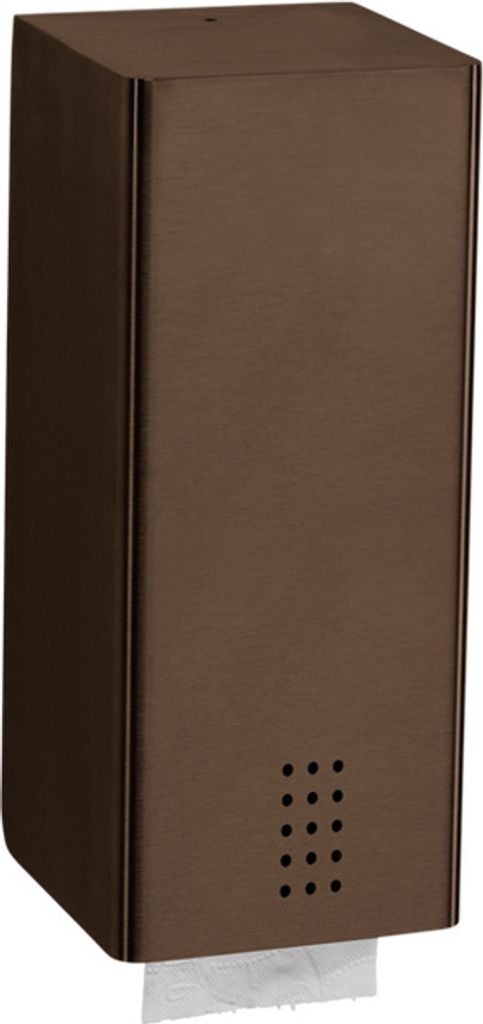 Premium WC-Papier Einzelblattspender aus Edelstahl in mehreren Farboptionen, Farbe:Bronze