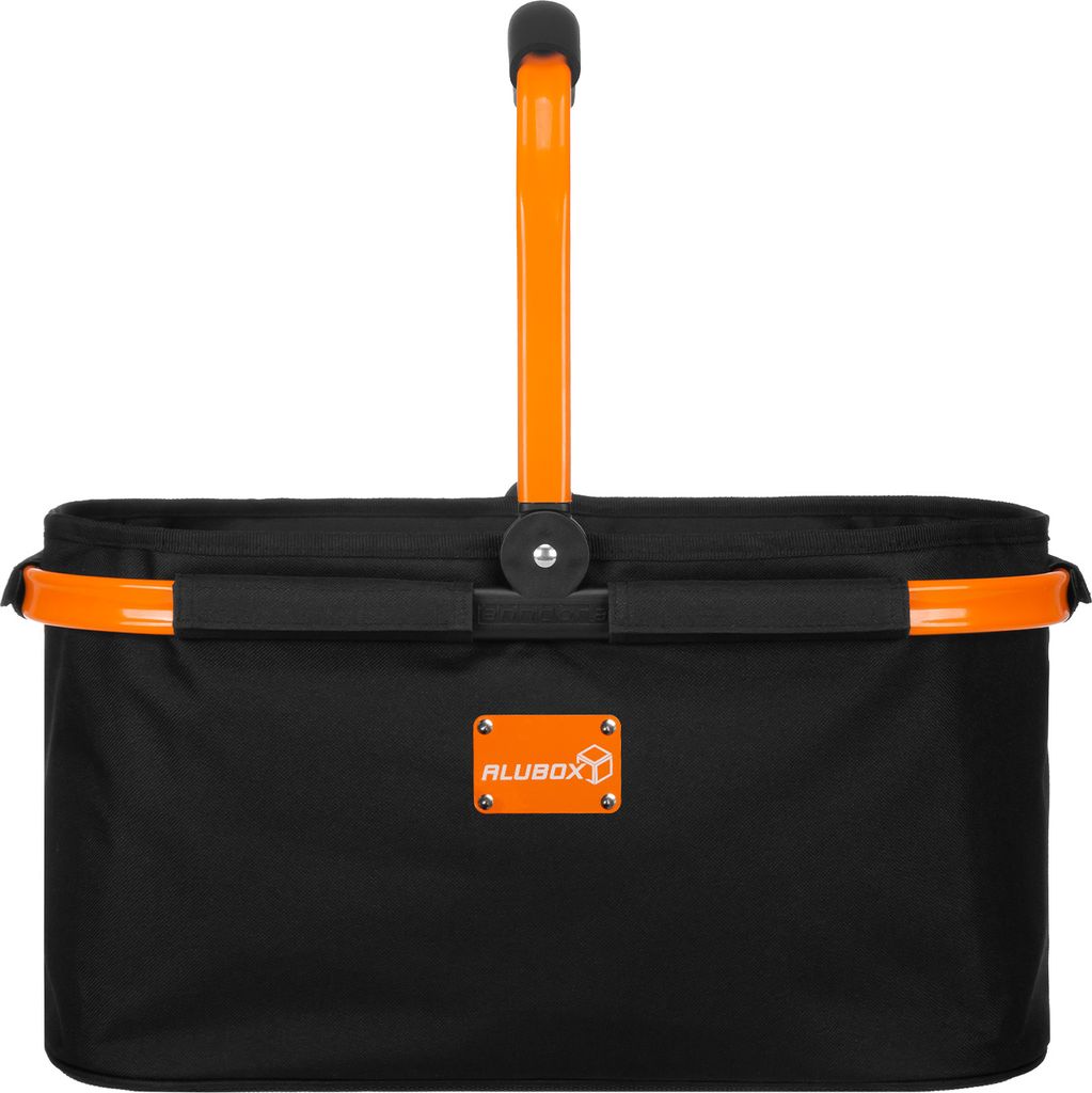 ALUBOX Einkaufskorb schwarz Produktbild 1