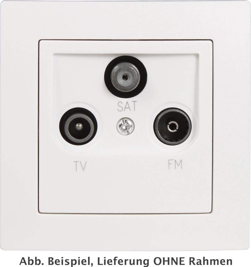 Antennendose McPower ''Flair'' für TV, Radio und Sat, UP, Obrázek produktu 