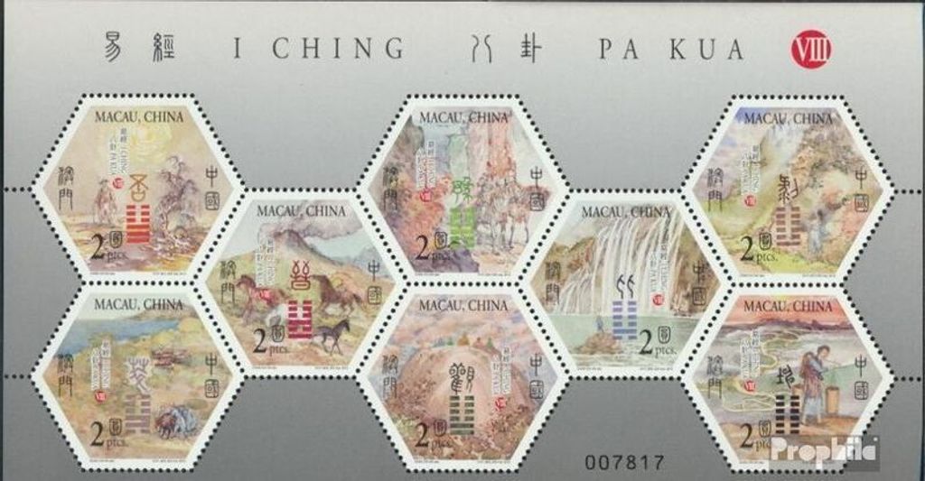 Briefmarken Macau 2012 Mi 1779-1786 Kleinbogen Produktbild 