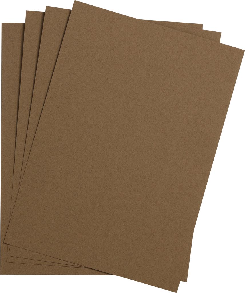 Clairefontaine Zeichenpapier 50x65 cm 160g, Pack. 24 Bogen - Braun 93755C