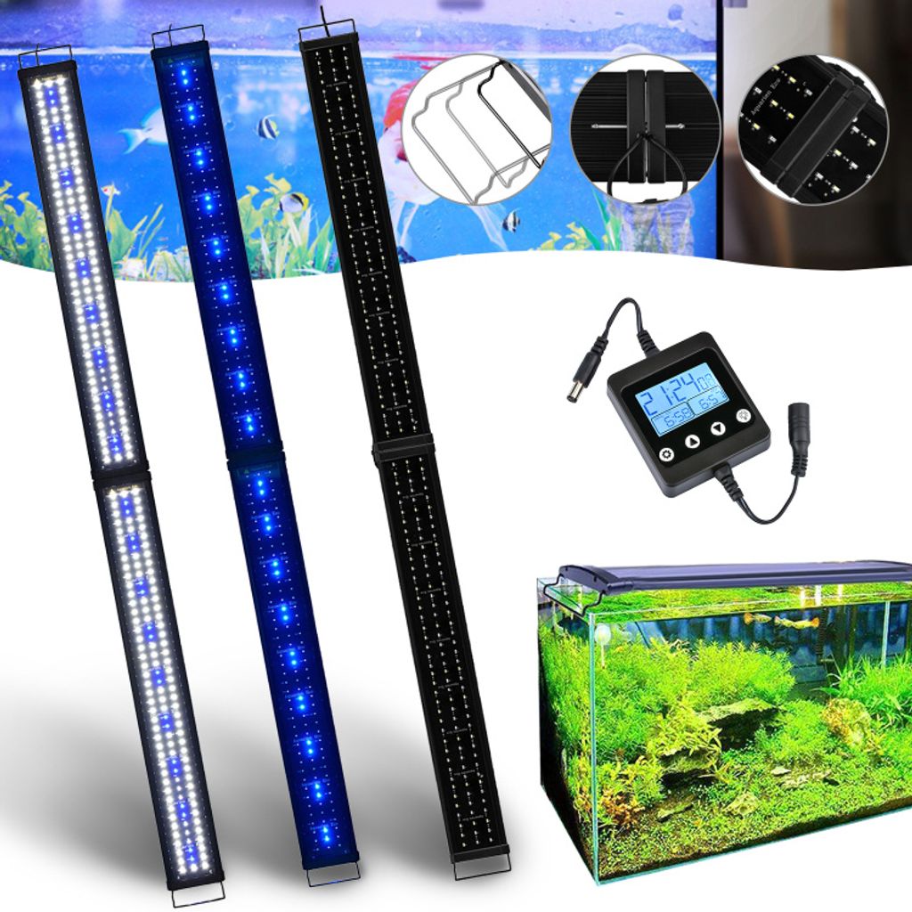 Garten & Heimwerken Tierbedarf Aquaristik Aquarien-Technik Aquarien Beleuchtung Lumiereholic Aquarium LED-Lampe 60-80cm 