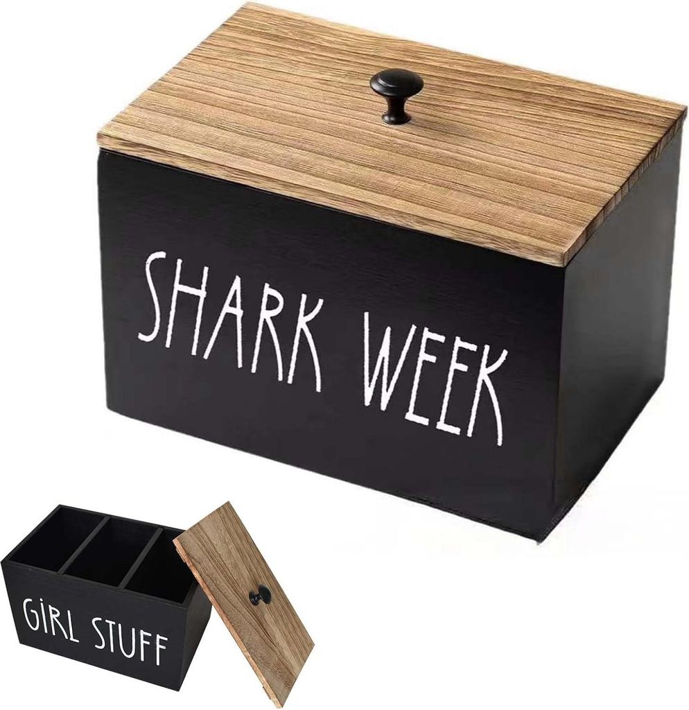 Tampon-Halter fš¹r Badezimmer, Tampon Aufbewahrung Bad Organizer fš¹r Badezimmer mit Deckel, Feminine Products Caddy, Badezimmer Zubeh?r Dekor ...